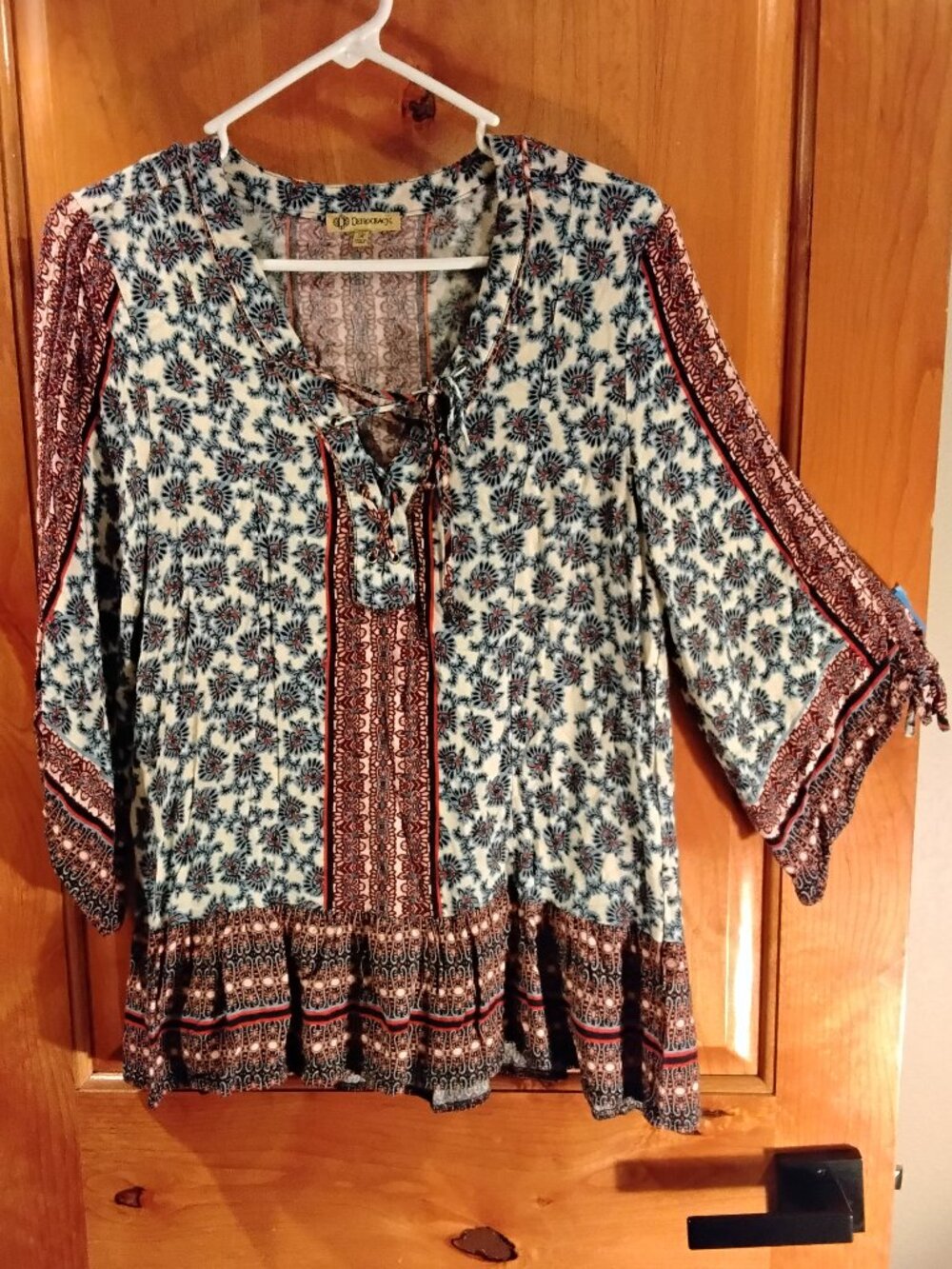 Democracy Women's Printed Shirt Size M #408